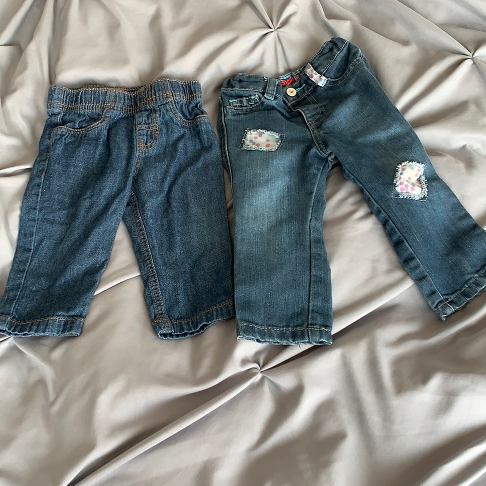 Adorable jeans! Wrangler! 9-12 months